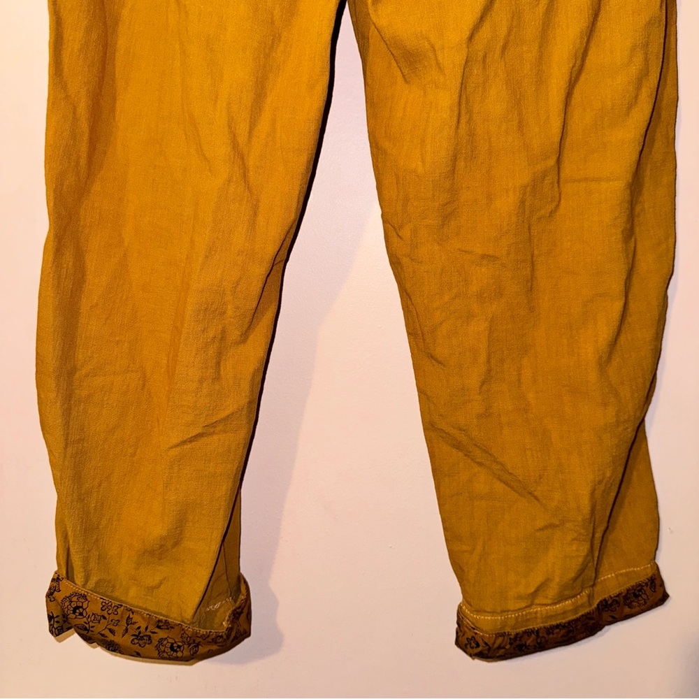 Anthropologie Orange Brown Malin Utility Pants Size M NWOT! - Picture 7 of 10